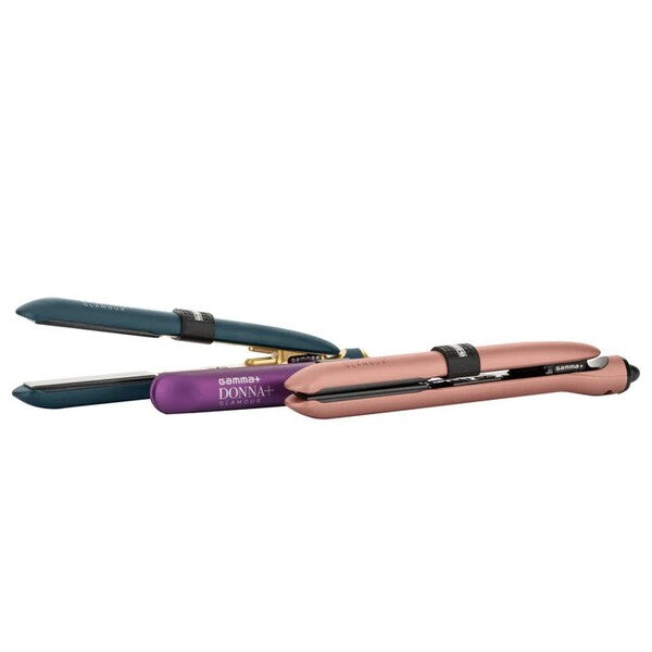 Gamma+ Donna+ Glamour hair straightener in teal, imported from the UK