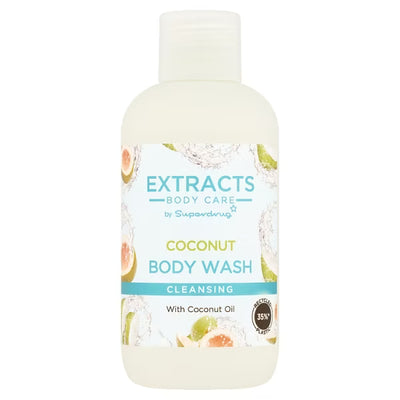 Gel douche corps à la noix de coco Extracts - format voyage mini