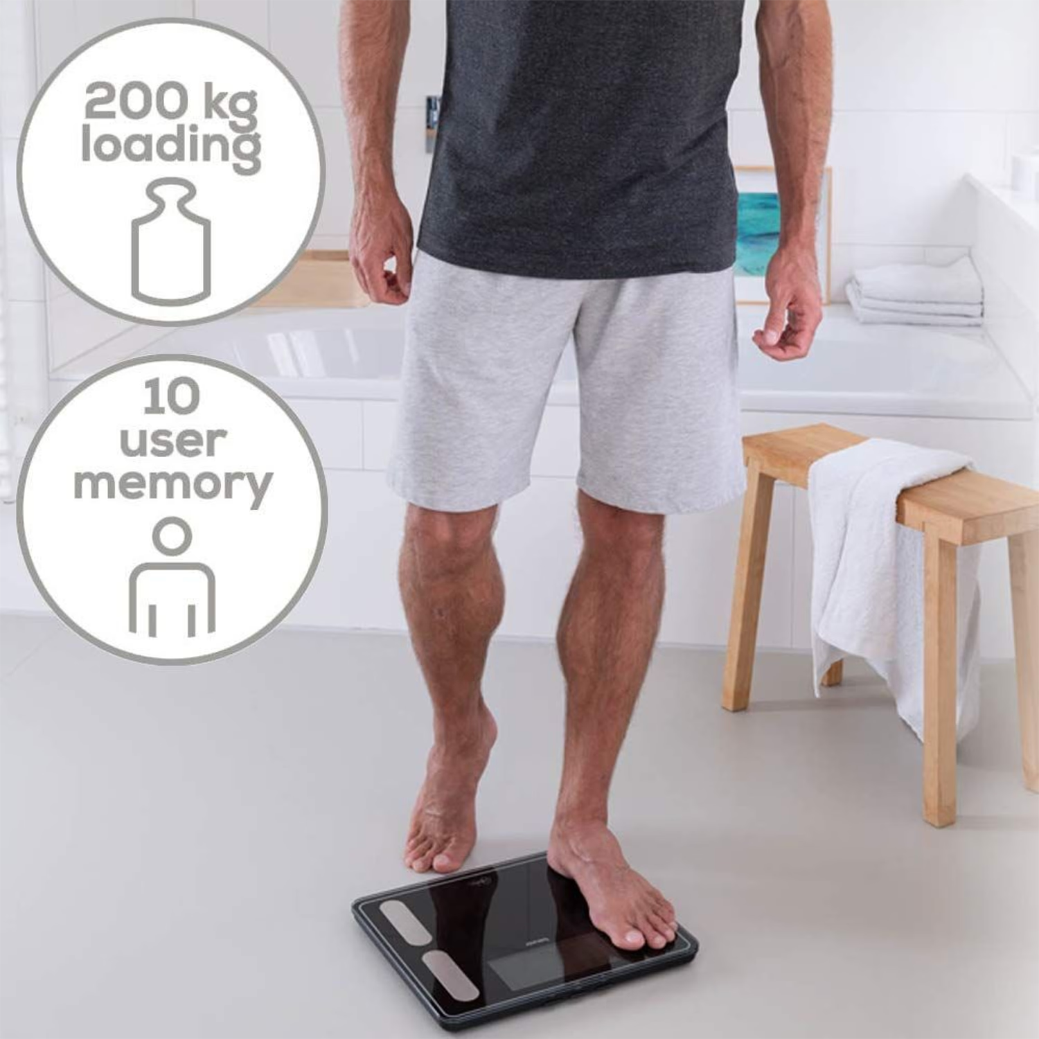 Beurer BF400 diagnostic scale black, UK version