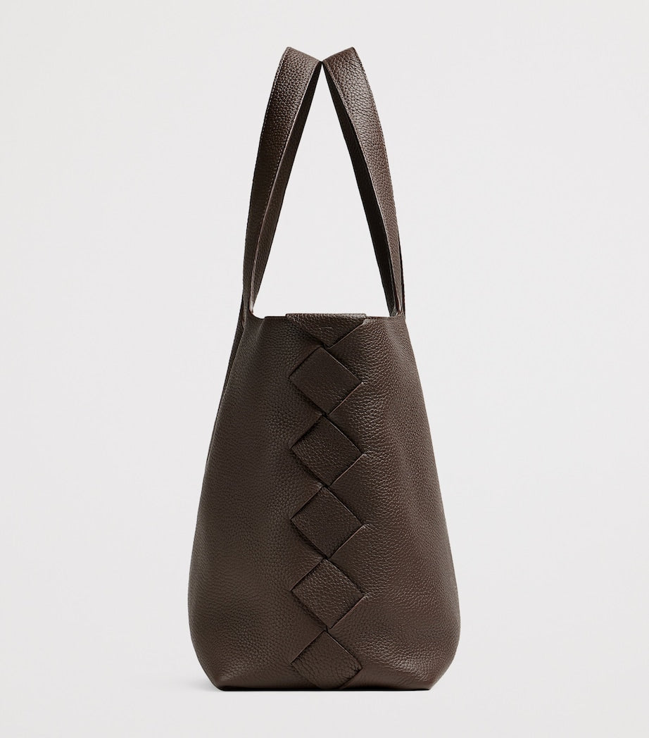 Bottega Veneta large leather Diago tote bag (British brand)