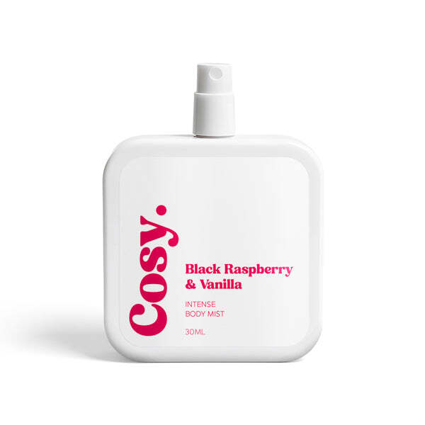 Cosy Black Raspberry & Vanilla body mist 30ml - British product
