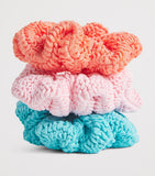Hunza G kids crinkle scrunchies set of 3, UK version