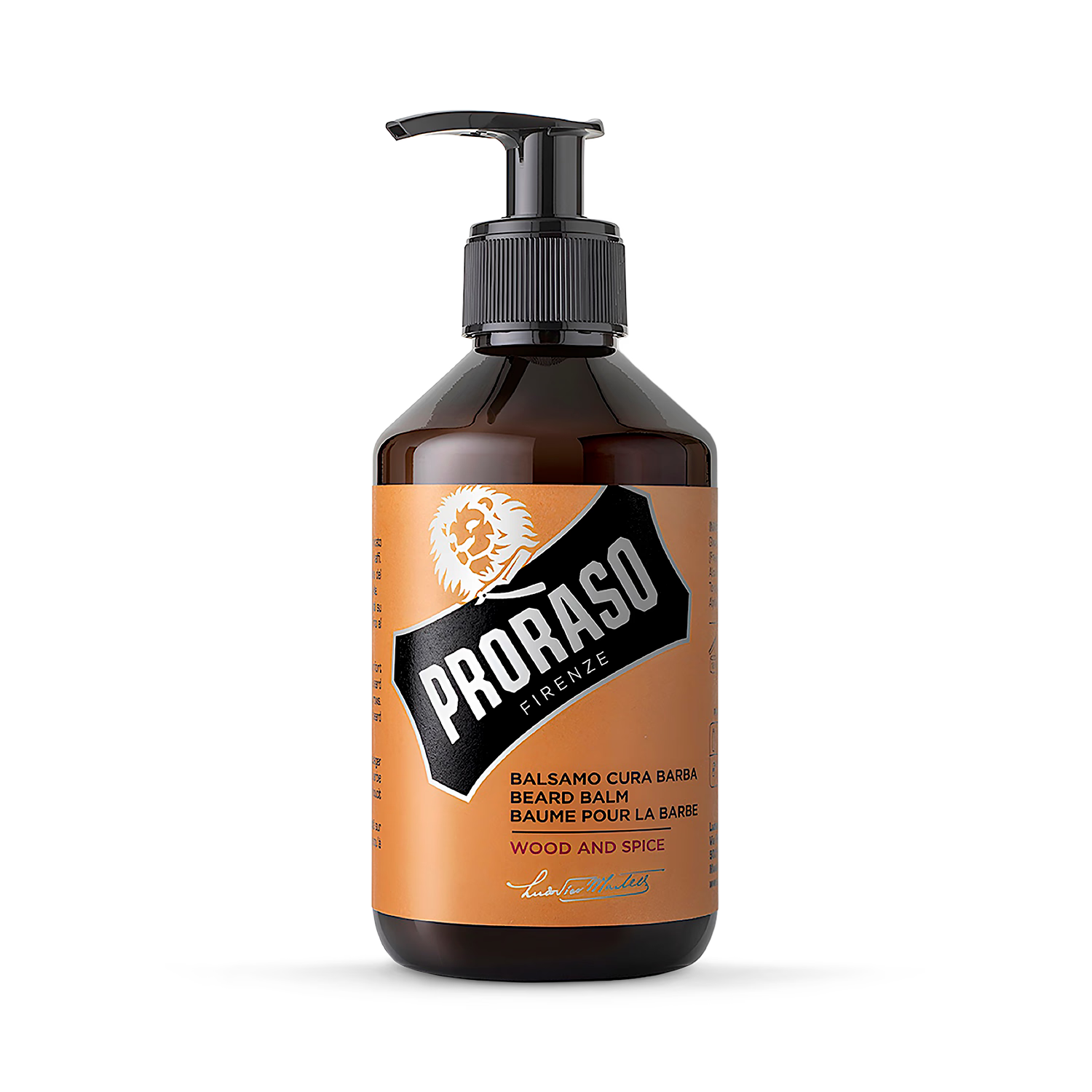 Proraso beard balm Wood & Spice 300ml, imported from the UK