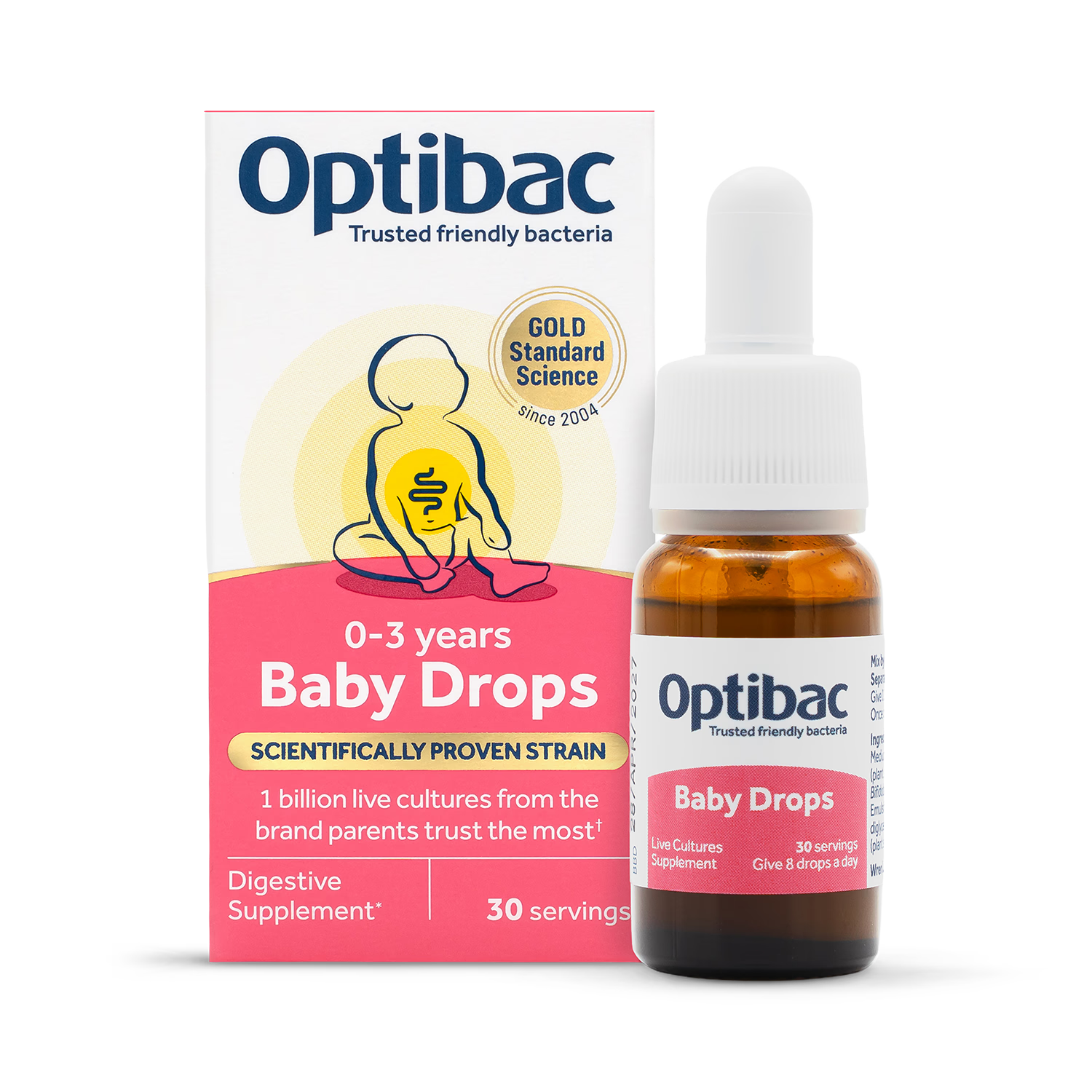 Optibac Baby Drops 30 servings - British product