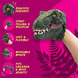 Wild Thingz green Trex hand puppet (British brand)