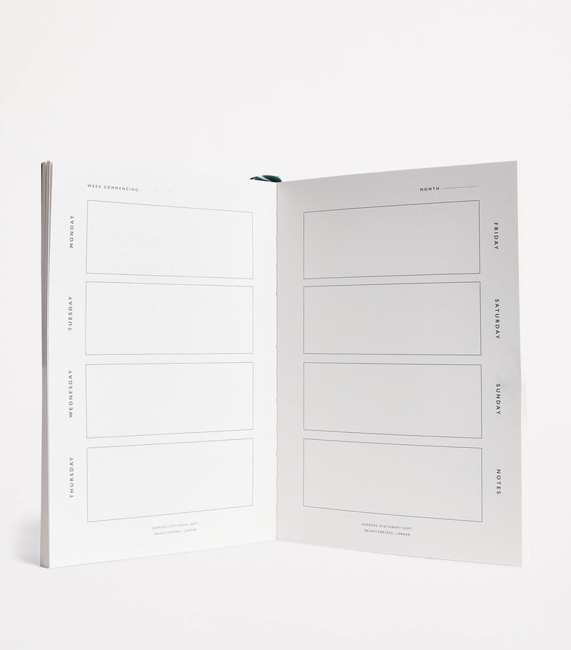 Harrods A5 undated diary, UK version