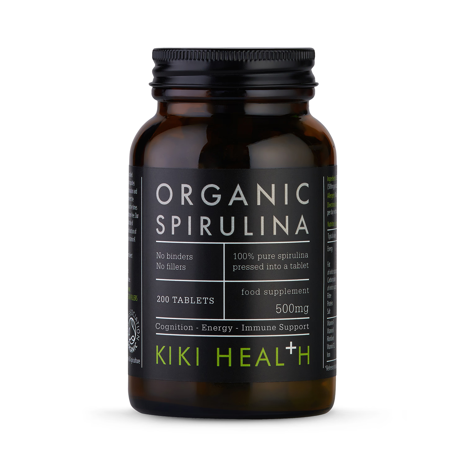 KIKI Health Organic Spirulina 200 tablets - British product
