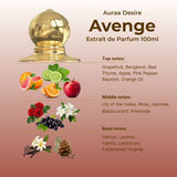 Auraa Desire Avenge extrait de parfum 100ml (British brand)