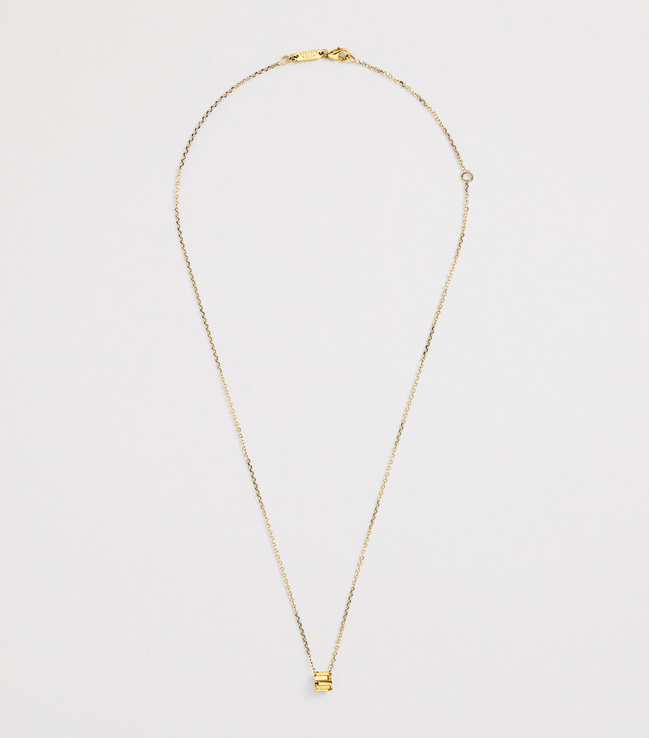 Suzanne Kalan yellow gold pendant necklace - British product