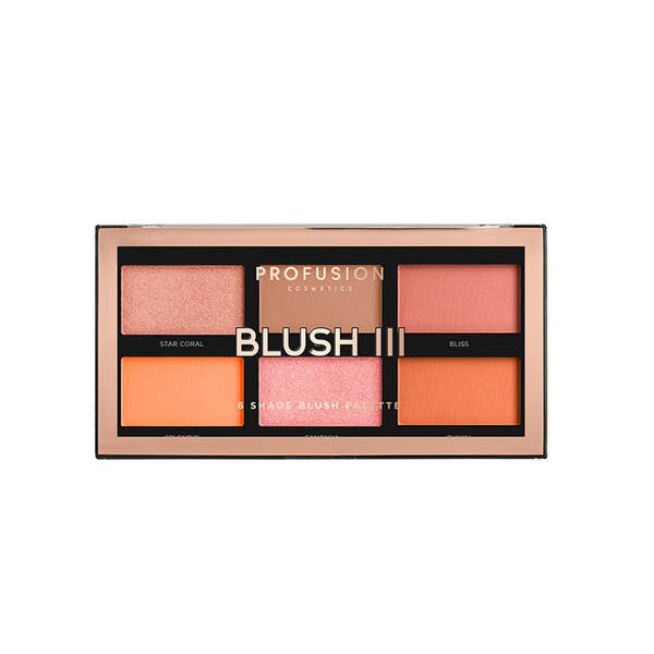 Profusion Cosmetics Blush III | 6 Shade Blush Palette GOODS Superdrug   