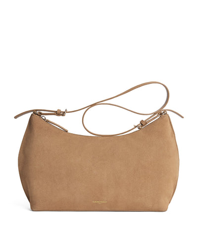Harrods Claudie Pierlot Suede Shoulder Bag, H24cm x W36cm x D7cm- Buy online at McGrocer