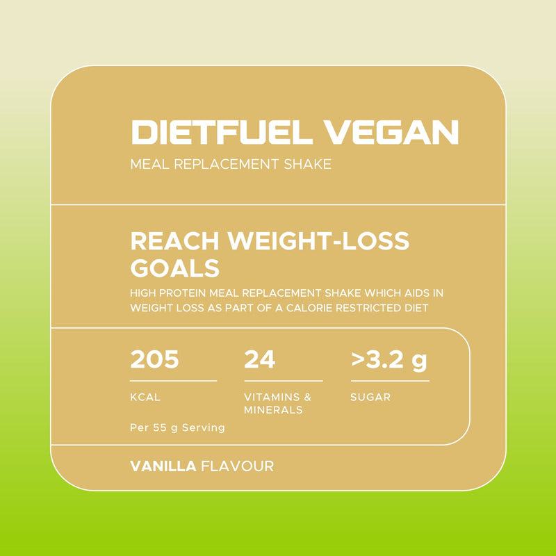 USN Diet Fuel Vegan Meal Replacement Shake Vanilla 880g - 998589