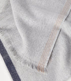 Brunello Cucinelli cashmere fringe-trim scarf (British brand)