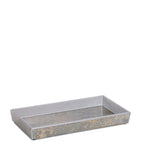 Labrazel painted glass Natasha tray with gold and silver shimmer, UK version