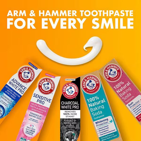 Arm & Hammer Charcoal White Toothpaste 75ml - British product