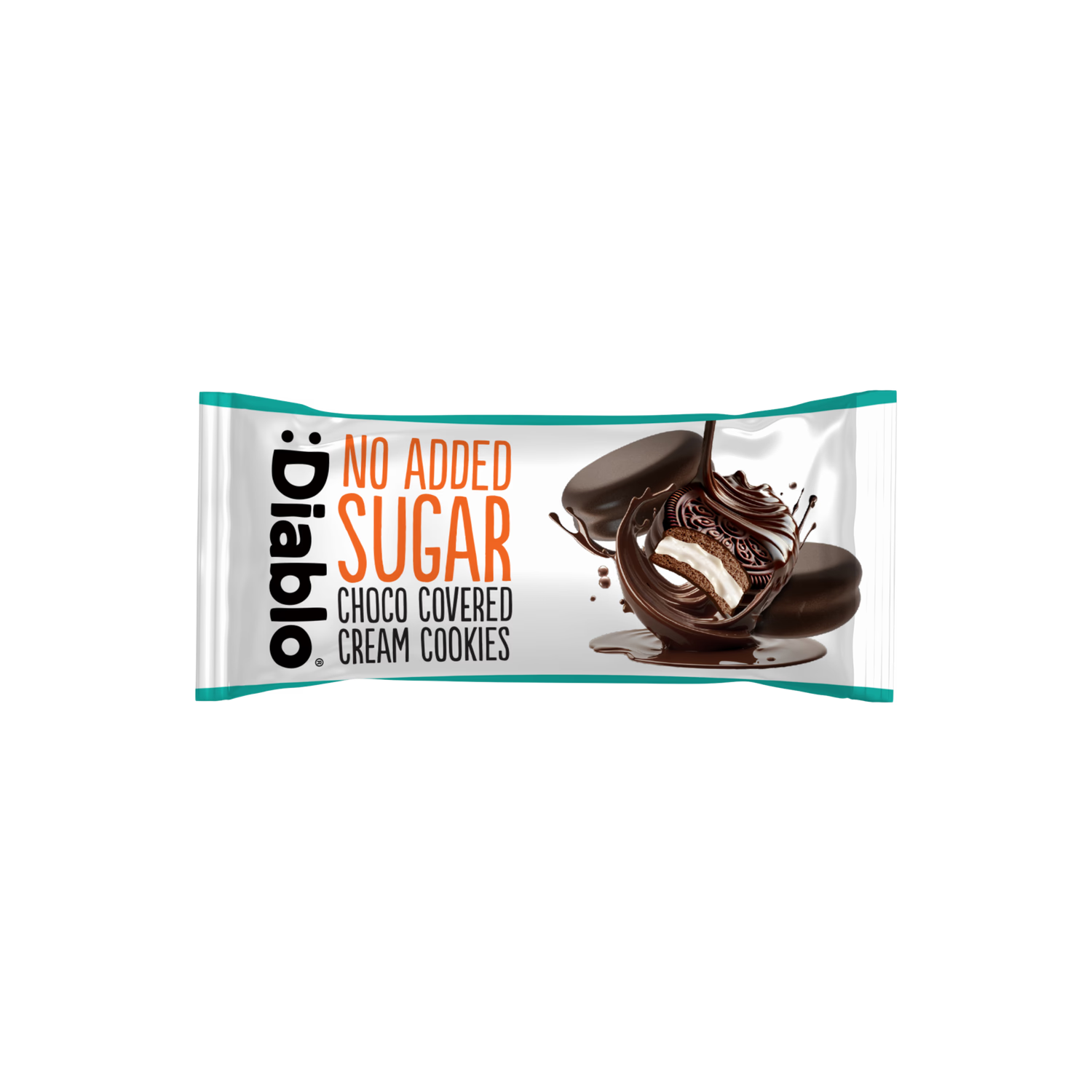 Diablo chocolate cream cookies no added sugar, UK version