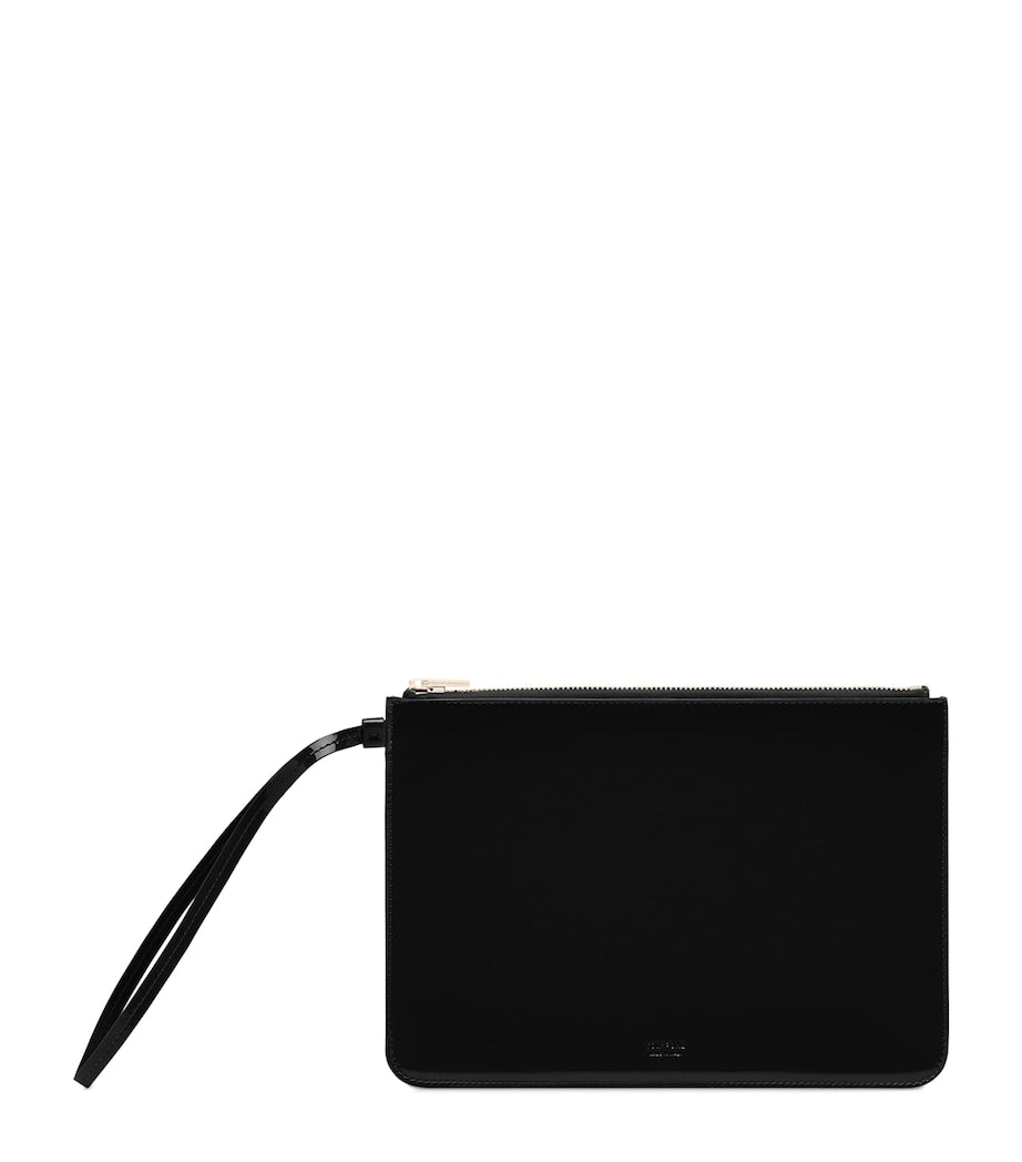 TOM FORD patent leather compact evening pouch (British brand)