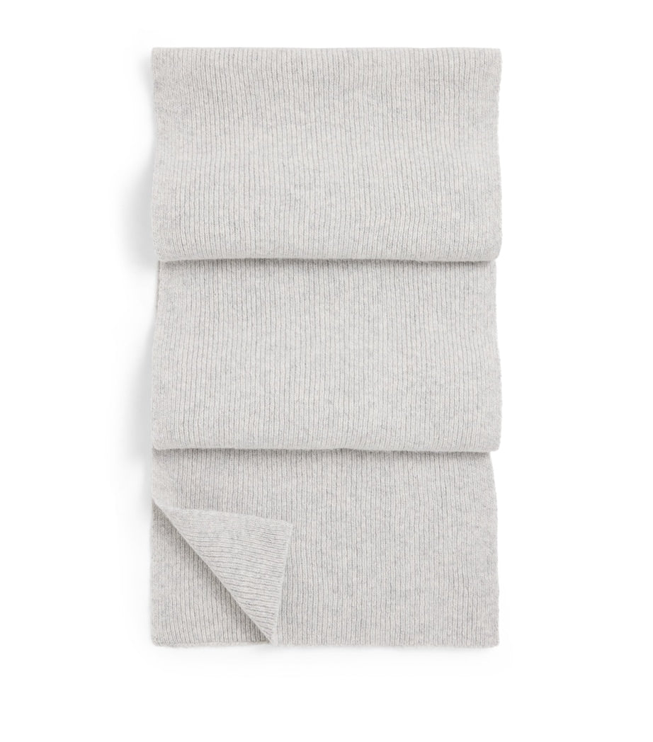 Le Bonnet lambswool and angora classic scarf (British brand)