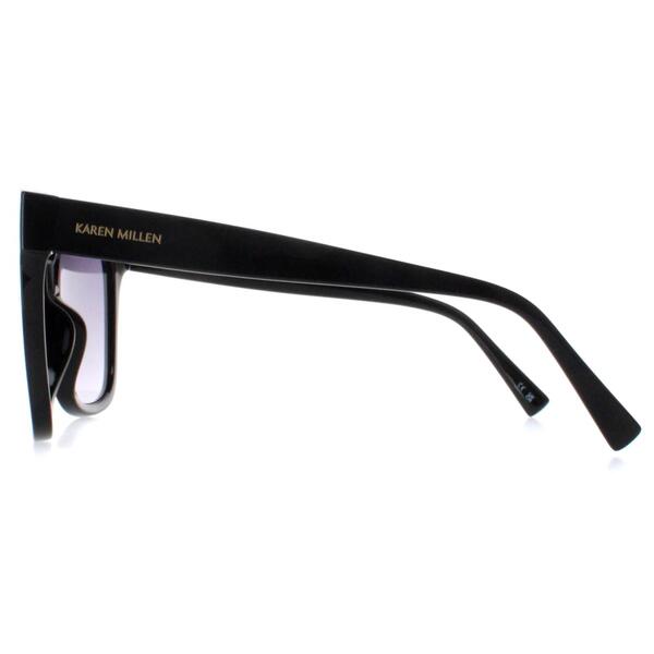 Karen Millen KM5052 sunglasses black dark grey gradient, UK version