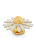 LOEWE leather-trim flower pin H1cm W2.5cm, imported from the UK