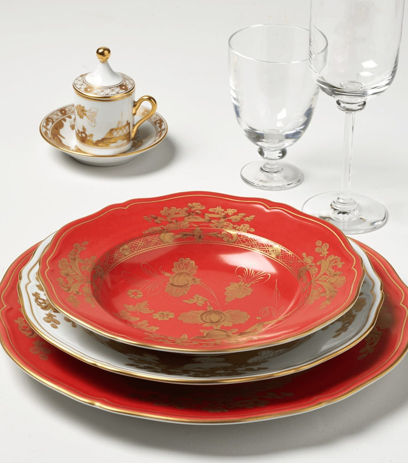 GINORI 1735 Oriente Italiano Rubrum soup plate 24cm, UK version