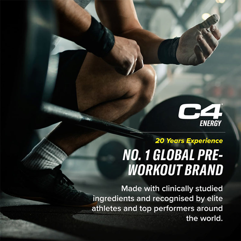 C4 Pre-Workout Shot Millions Strawberry 12 x 60ml - British product