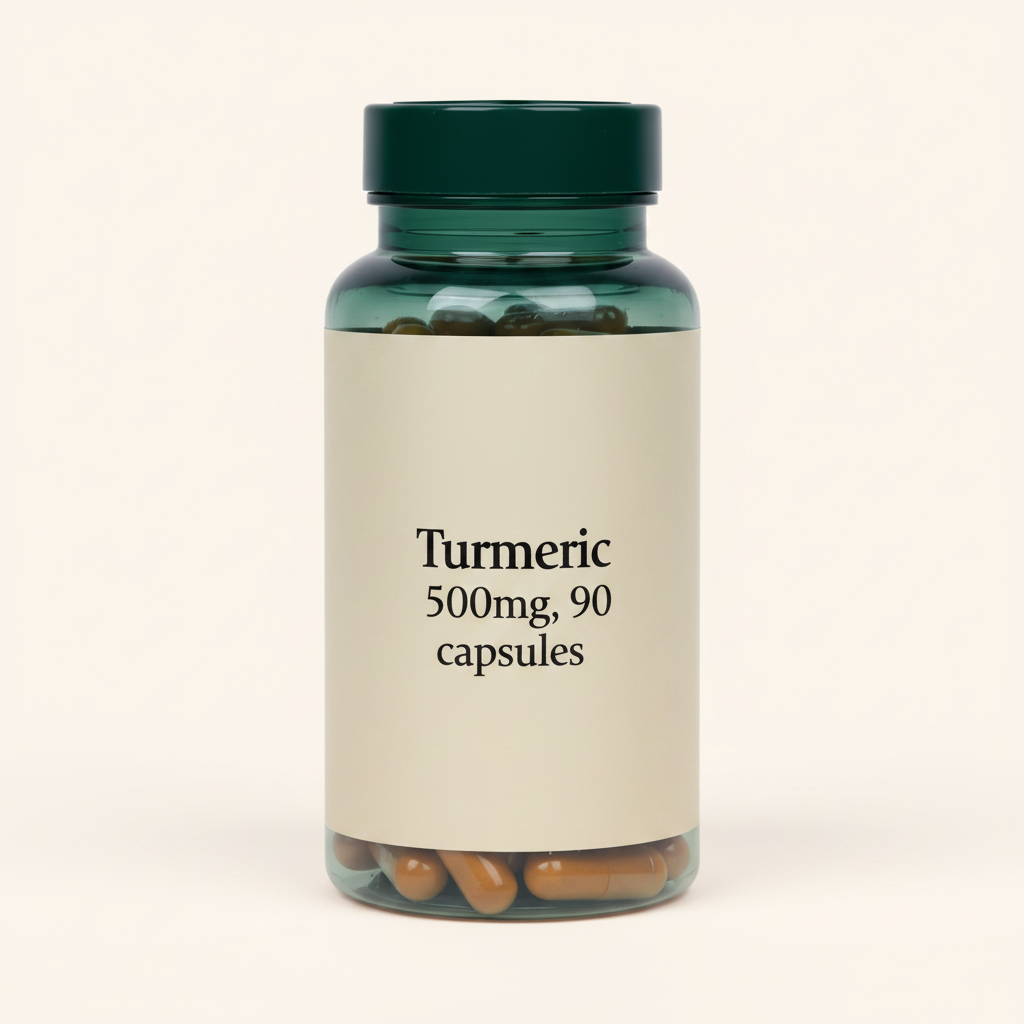 Holland & Barrett Turmeric 500mg Capsules 90, UK version