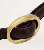 Saint Laurent leather oval belt - British product