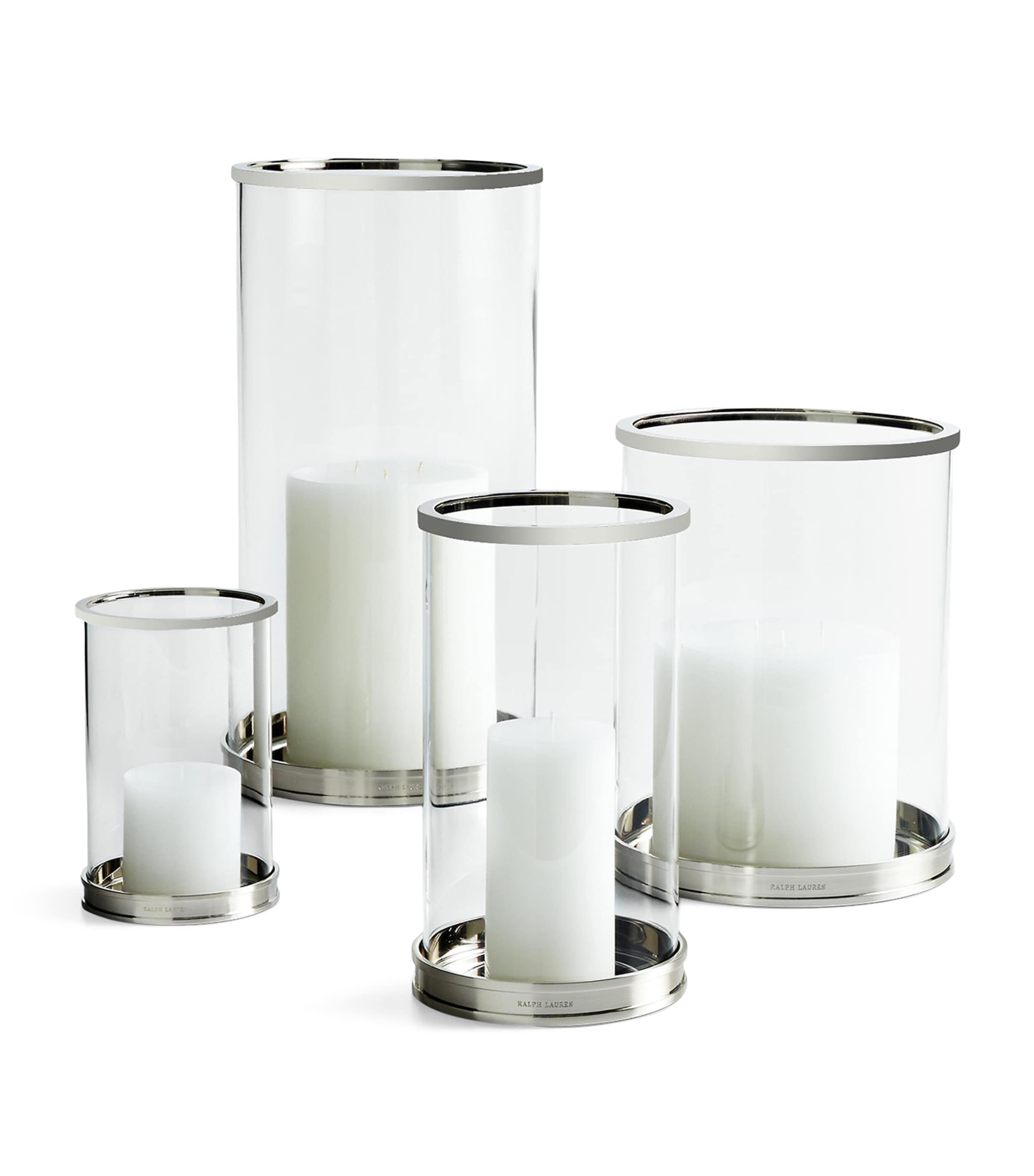 Ralph Lauren Modern Hurricane candle holder 30.5cm, imported from the UK