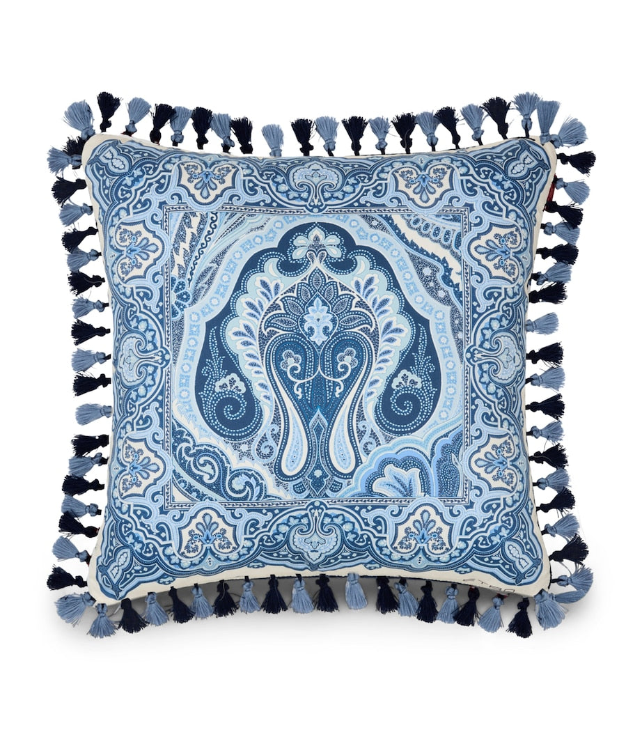Etro Hoa pute med duskkant 45 cm x 45 cm, importert fra Storbritannia