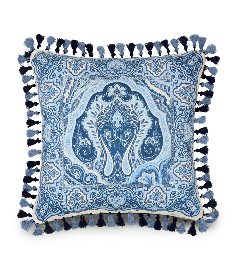 Tassel-Trim Hoa Cushion (45cm x 45cm)