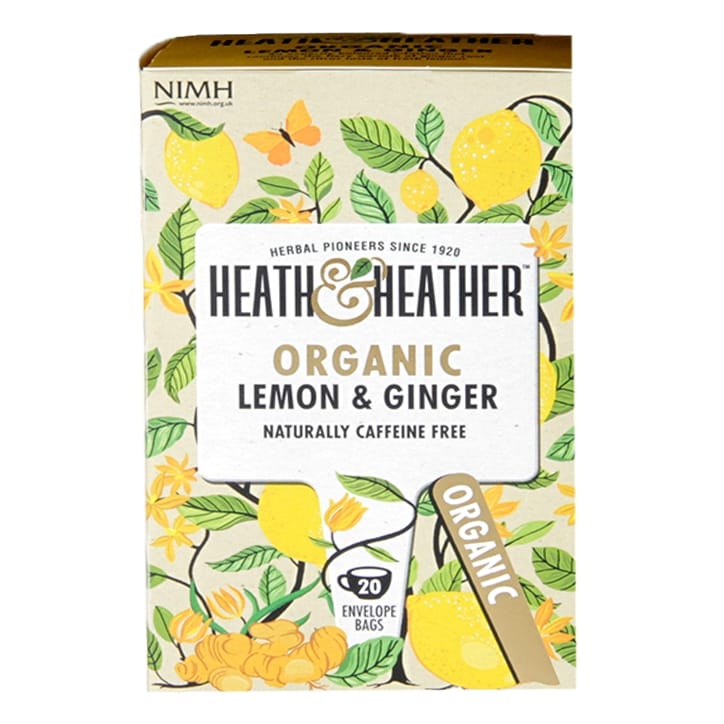 Heath & Heather Organic Green Tea 20 Tea Bags Herbal Tea Holland&Barrett   