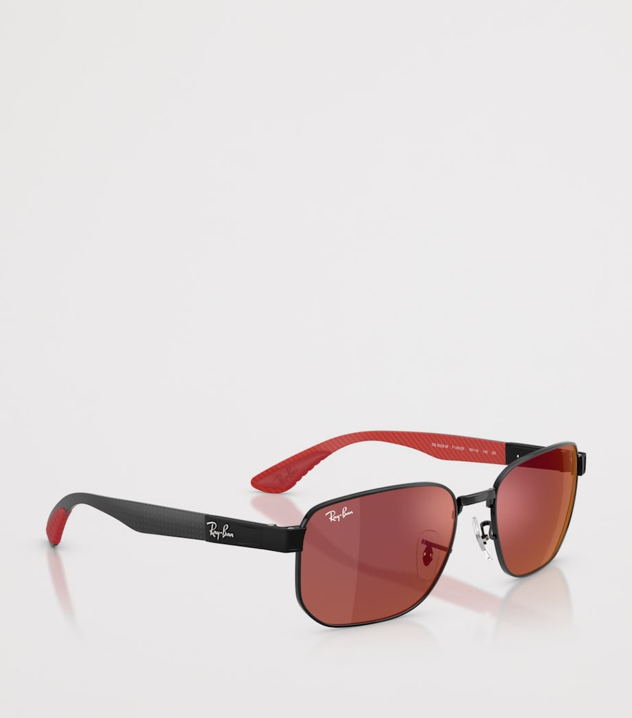 Ray-Ban Scuderia Ferrari Square metal sunglasses, UK version
