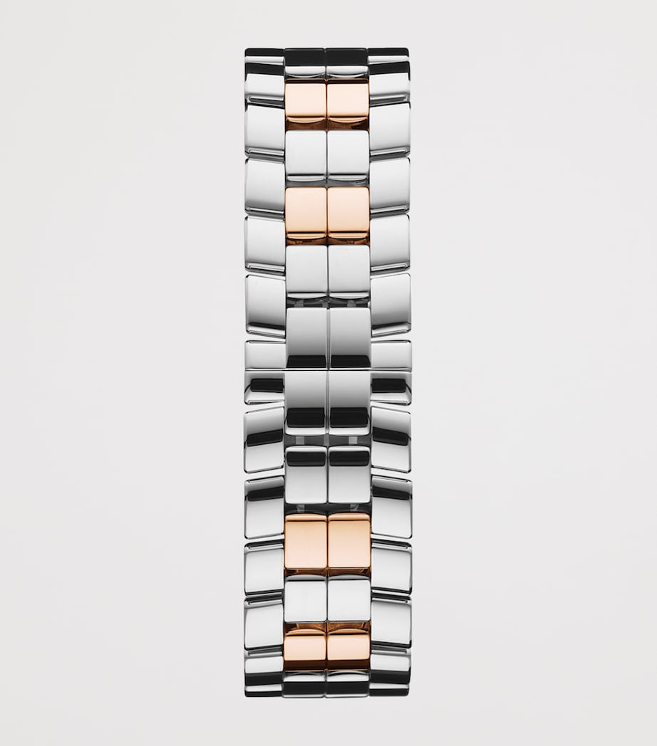 Chopard watch rose gold stainless steel diamonds 36mm - British product