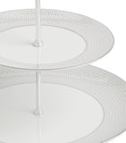 Wedgwood Gio Platinum 2-Tier cake stand (British brand)