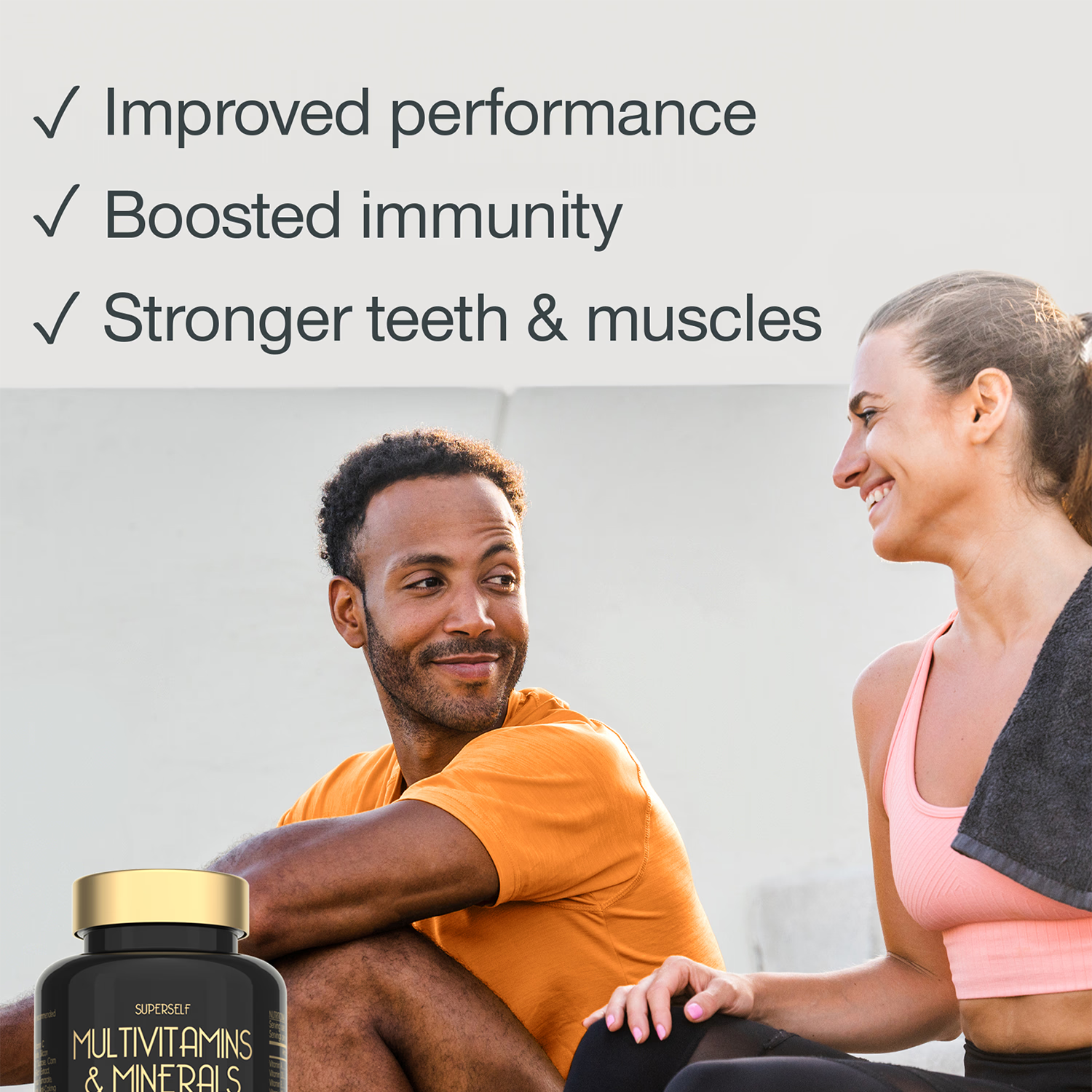 SuperSelf multivitamin with Omega-3 60 tablets - British product