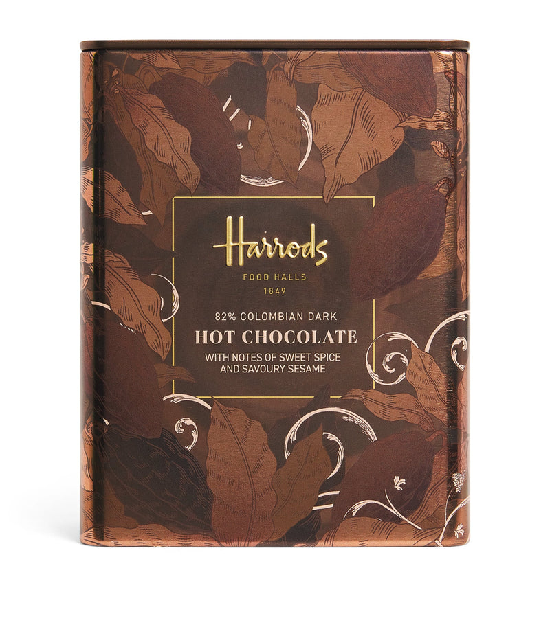 Harrods 82% Colombian dark hot chocolate 250g, UK version