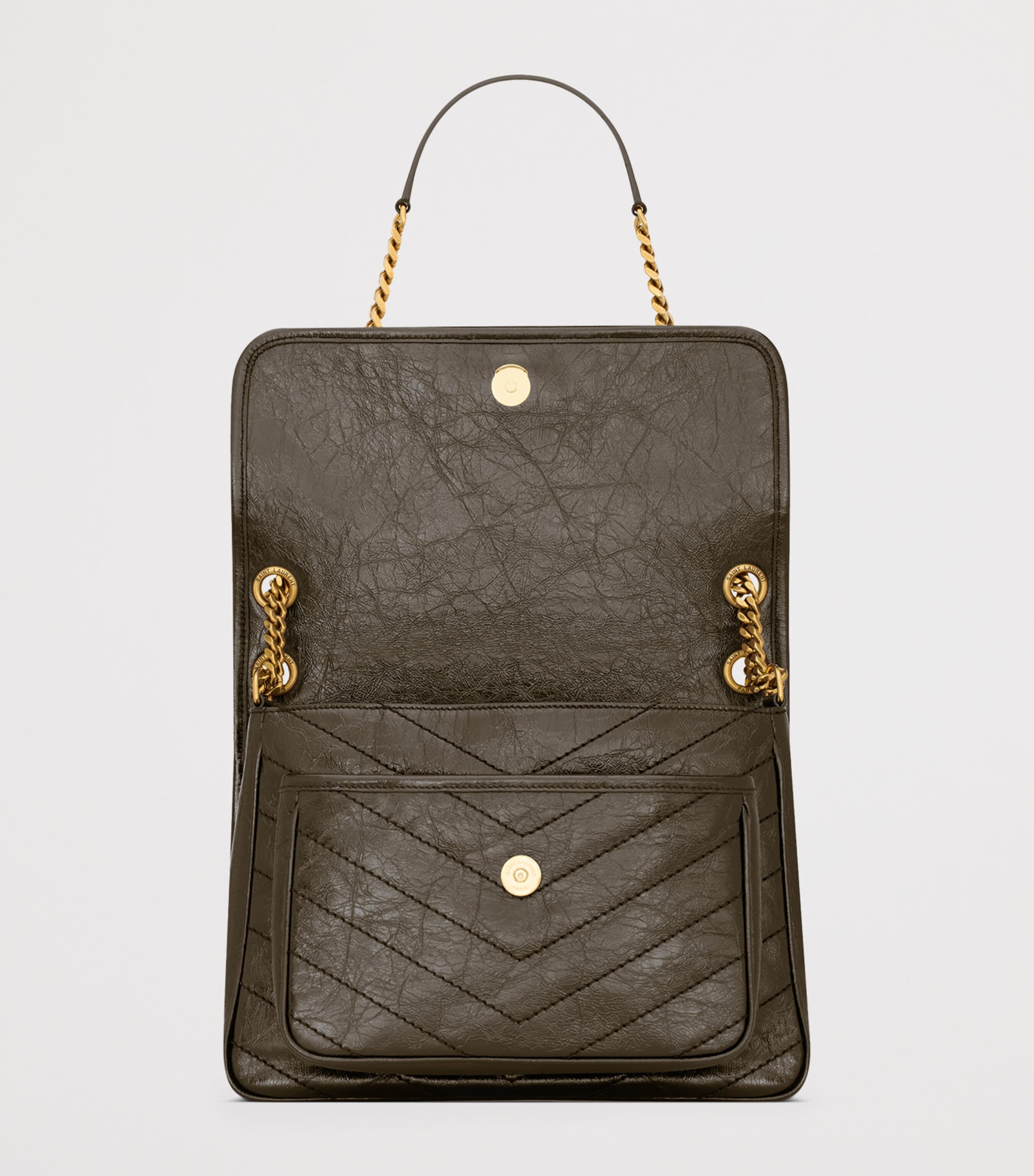 Saint Laurent Niki shoulder bag calfskin leather (British brand)