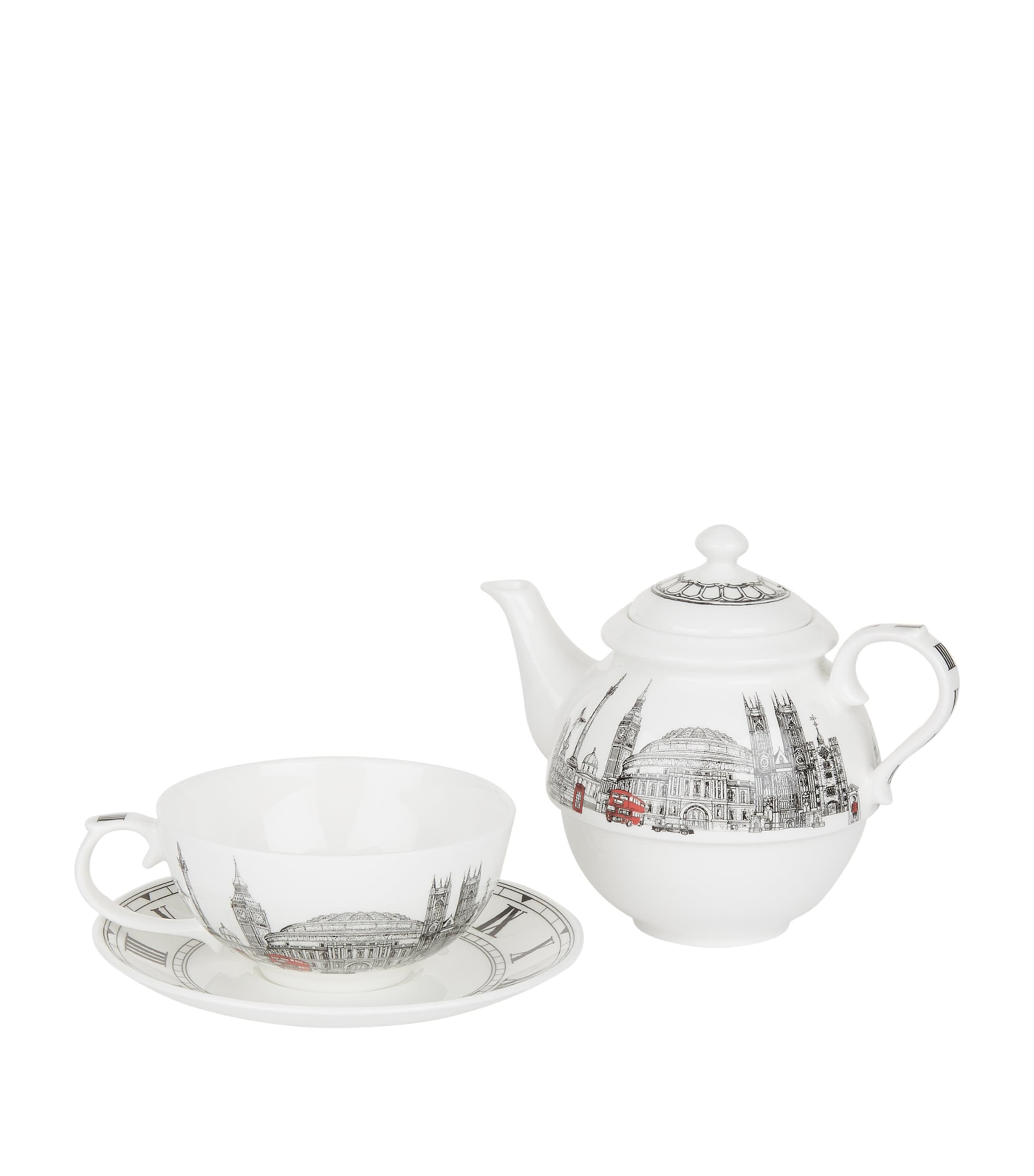 Halcyon Days London Icons tea for one set, UK version