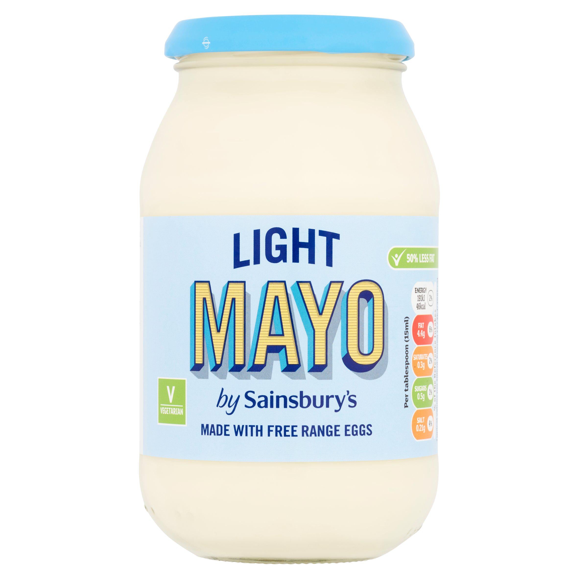 Sainsbury's Reduced Fat Mayonnaise 480ml Salad cream & mayonnaise Sainsburys   