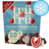 TrüFrü White & Dark Chocolate covered Raspberries 227g GOODS McGrocer Direct   