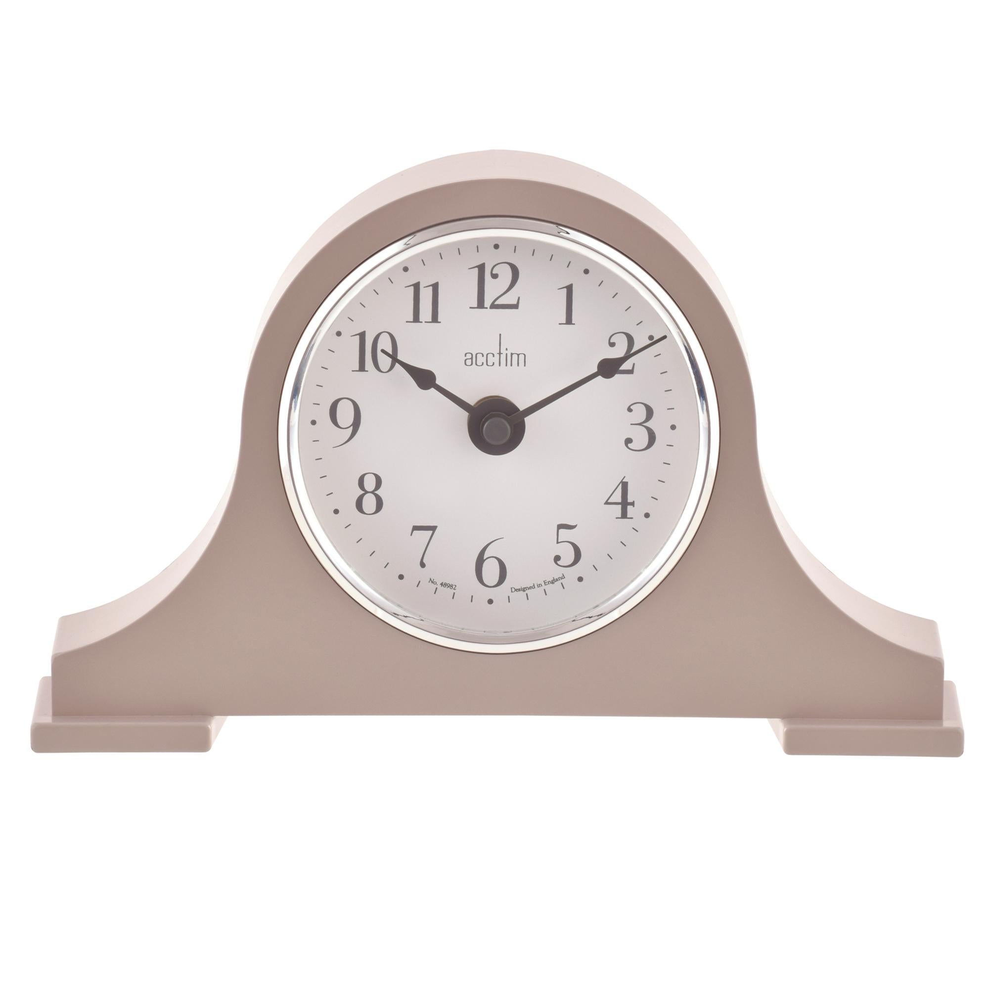 Acctim Harston Analogue Mantel Clock - Taupe GOODS Sainsburys   