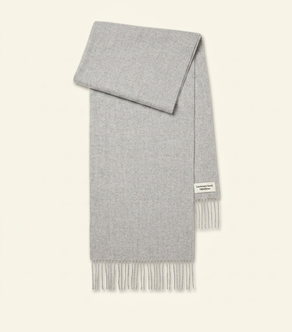 Burberry cashmere check scarf crafted in Scotland (British brand)