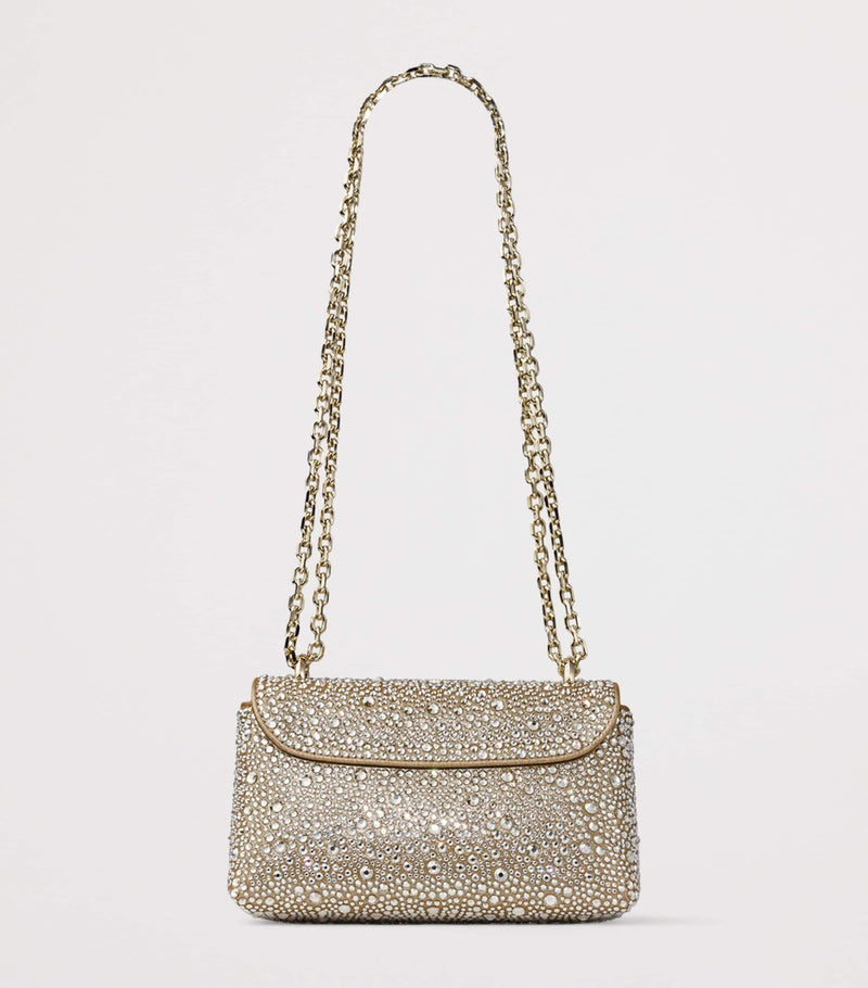 Jimmy Choo Curve cross-body bag with crystal embellishments, UK version