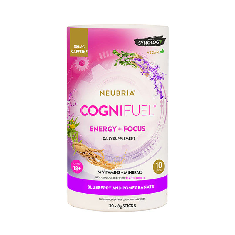 Neubria Cognifuel daily performance drink blueberry pomegranate 10 sachets (British brand)