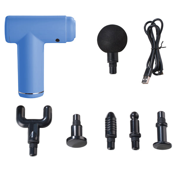 Livingandhome portable massage gun 6 speeds 6 attachments (British brand)