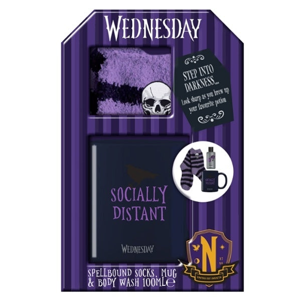 Wednesday Addams gift set body wash and mug 100ml (British brand)