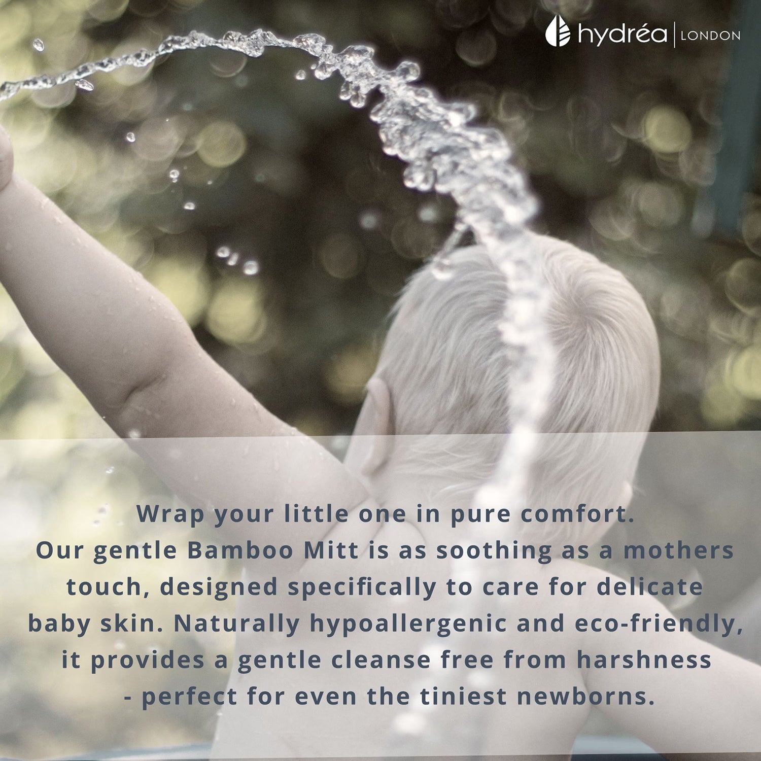 Hydréa London Bamboo Soft Cleansing Mitt - British product