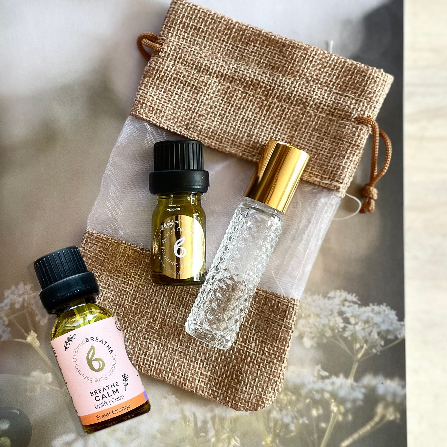 B Calm Essential Oil Blend Sweet Orange Lavender Frankincense 15ml - British product
