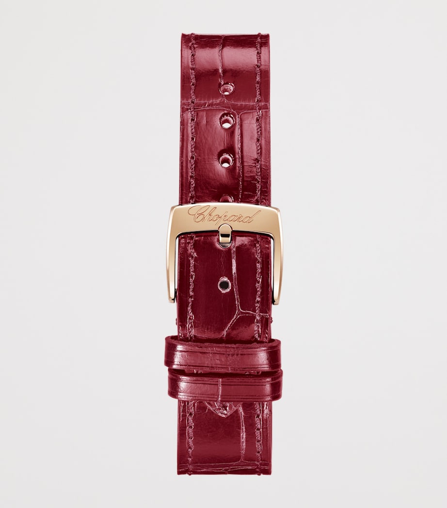 Chopard Happy Sport watch 33mm rose gold diamonds - British product